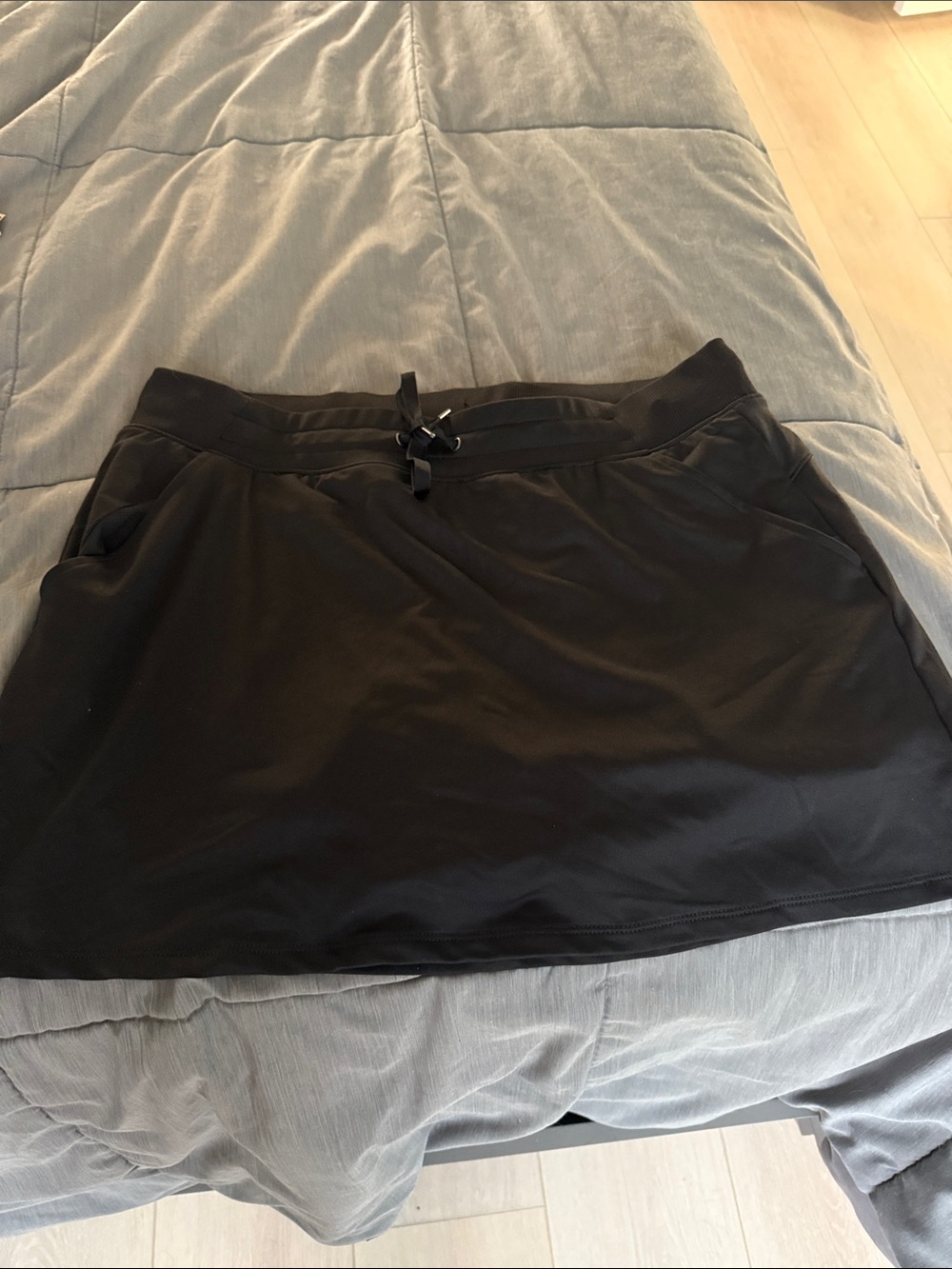 Tek Gear Women’s Black Athletic Skort with Drawstring Waist